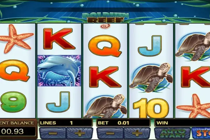 Dolphin Reef slot artwork